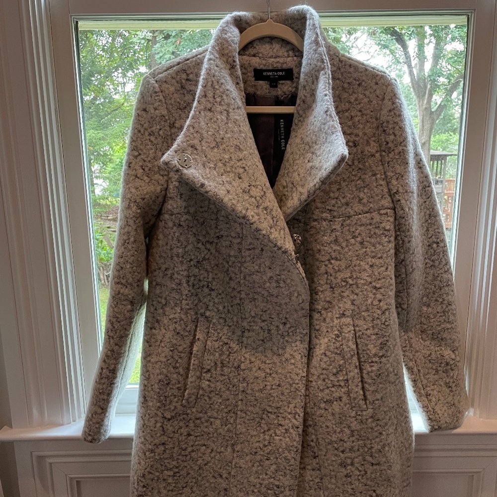 Gray Kenneth Cole New York Maternity Coat NWT